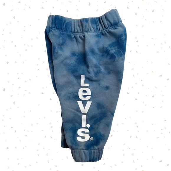 Levi’s Blue Tie Dye Baby Sweatsuit Sweatshirt Sweatpants Matching Set 6 Months - Picture 4 of 15